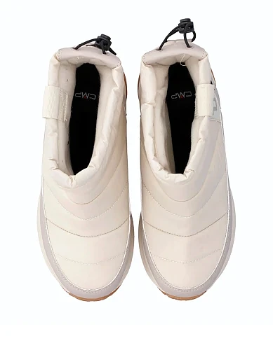 Жіночі дутики CMP ZOY SNOW BOOTS WP з екошкіри молочного кольору - фото 5 - Miraton