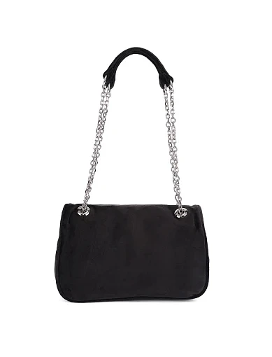 Жіноча сумка через плече тканинна чорна(BEJQL8762WPO000ОЗ25-26) - фото 4 - Miraton