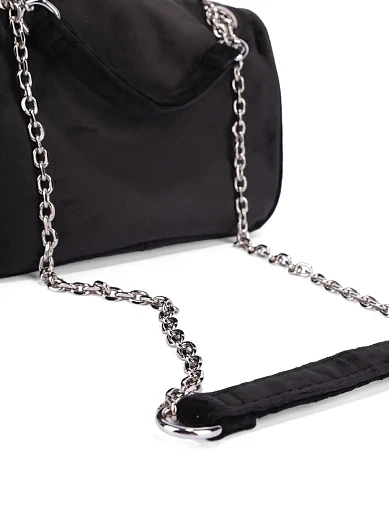 Жіноча сумка через плече тканинна чорна(BEJQL8762WPO000ОЗ25-26) - фото 7 - Miraton