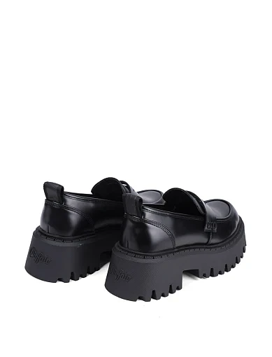 Жіночі туфлі Buffalo з екошкіри чорні - фото 4 - Miraton