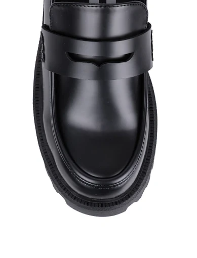 Жіночі туфлі Buffalo з екошкіри чорні - фото 6 - Miraton