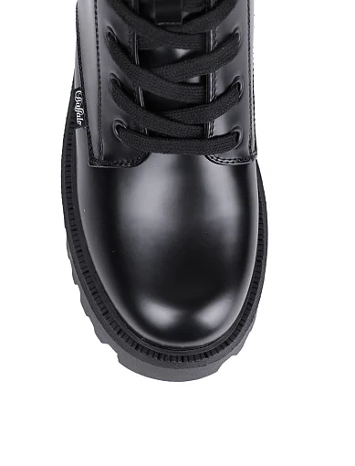 Жіночі черевики Buffalo з екошкіри чорні - фото 6 - Miraton