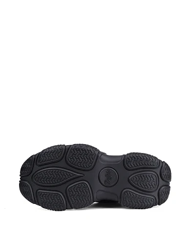 Жіночі кросівки Buffalo з екошкіри чорні - фото 5 - Miraton