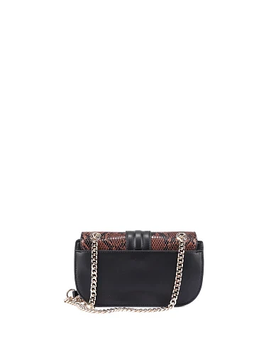 Жіноча сумка крос-боді з екошкіри чорна(79RA4BM2 ZSD27 QC0) - фото 4 - Miraton