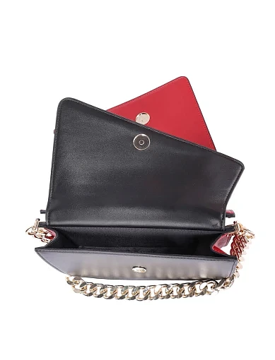 Жіноча сумка через плече з екошкіри чорна(79RA4BY1 ZSD14 U89) - фото 7 - Miraton