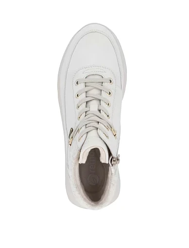 Жіночі черевики Rieker з екошкіри бежеві - фото 7 - Miraton