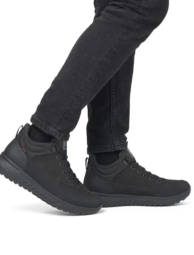 Чоловічі черевики Rieker з екошкіри чорні (U0173-00) - фото 9 - Miraton