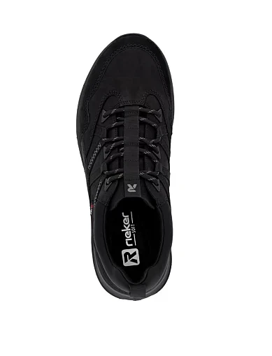 Чоловічі кросівки Rieker з екошкіри чорні (U0104-00) - фото 7 - Miraton