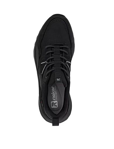 Чоловічі кросівки Rieker з екошкіри чорні (U1301-01) - фото 7 - Miraton