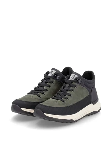 Чоловічі черевики Rieker з екошкіри чорні (U0173-54) - фото 4 - Miraton