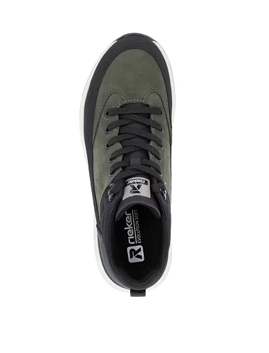 Чоловічі черевики Rieker з екошкіри чорні (U0173-54) - фото 7 - Miraton