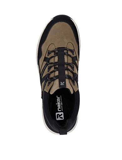 Чоловічі кросівки Rieker з екошкіри чорні (U0104-20) - фото 7 - Miraton