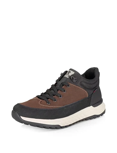 Чоловічі черевики Rieker з екошкіри чорні (U0173-22) - фото 2 - Miraton