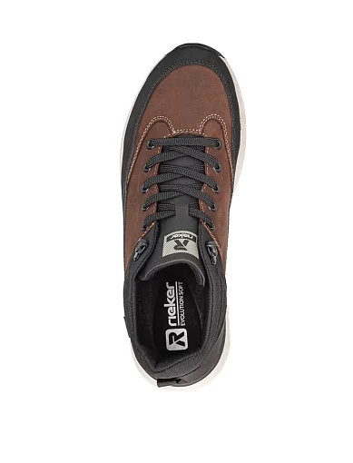 Чоловічі черевики Rieker з екошкіри чорні (U0173-22) - фото 6 - Miraton