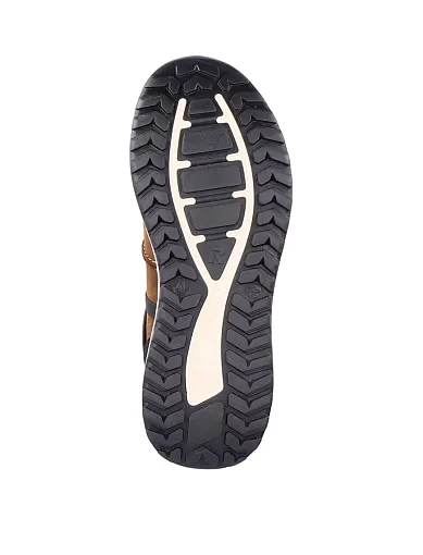 Чоловічі кросівки Rieker з екошкіри коричневі (U0100-22) - фото 8 - Miraton