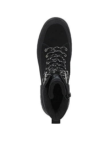 Жіночі черевики Rieker замшеві чорні - фото 7 - Miraton