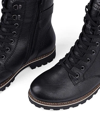 Жіночі черевики Rieker з екошкіри чорні - фото 5 - Miraton