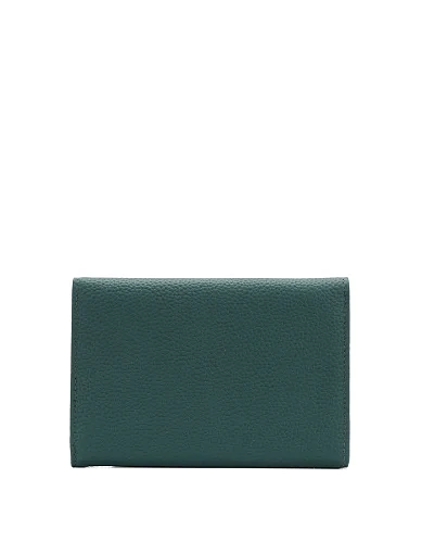 Гаманець шкіряний зелений(6941-2-1) - фото 3 - Miraton