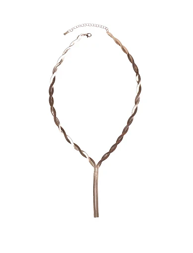 Колье-жгут в позолоте - фото 2 - Miraton
