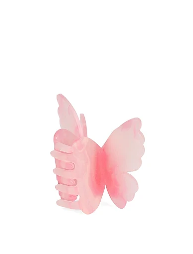 Заколка-краб бабочка розовая - фото 2 - Miraton