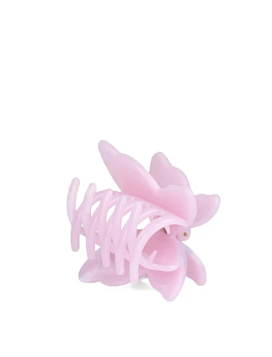 Заколка-краб бабочка розовая - фото 2 - Miraton