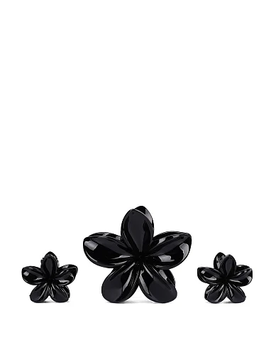 Набор из 3-х заколок черные - фото 1 - Miraton