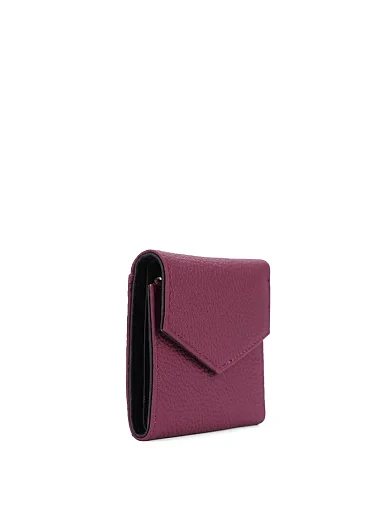 Гаманець шкіряний фіолетовий(703-2) - фото 2 - Miraton