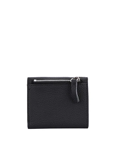 Гаманець шкіряний чорний(705-1) - фото 3 - Miraton