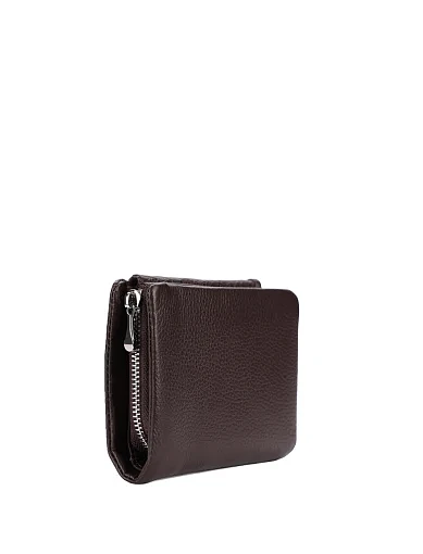 Гаманець шкіряний коричневий(3040-2) - фото 2 - Miraton