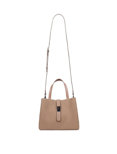 Жіноча сумка шкіряна бежева(25001-2) - фото 6 - Miraton