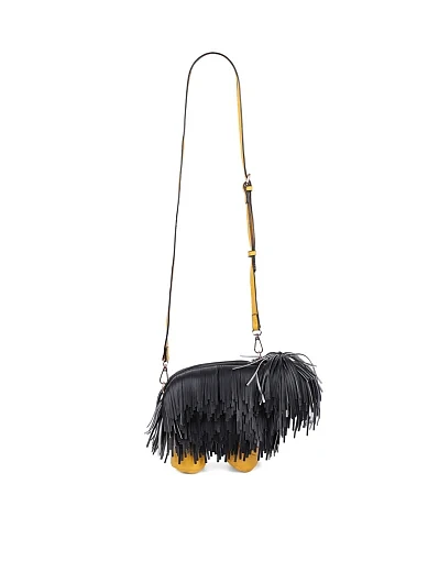 Жіноча сумка крос-боді з екошкіри чорна - фото 4 - Miraton