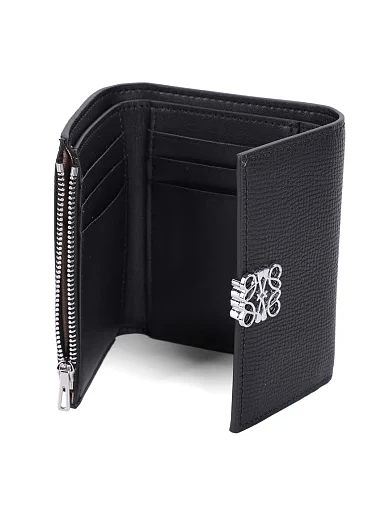 Гаманець шкіряний чорний(2089-1 ОЗ 25-26) - фото 4 - Miraton