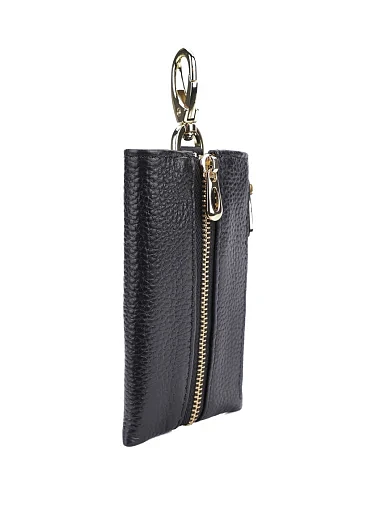 Ключниці шкіряні чорні(196-1) - фото 2 - Miraton