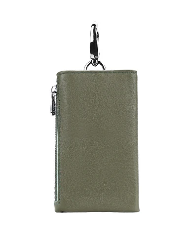 Ключниці шкіряні зелені(196-3) - фото 3 - Miraton