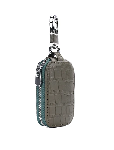 Ключниці шкіряні зелені(191-3) - фото 2 - Miraton