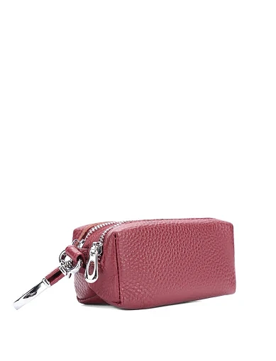 Ключниці шкіряні бордові(284-2) - фото 2 - Miraton