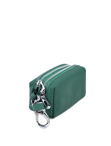 Ключниці шкіряні зелені(284-3) - фото 2 - Miraton