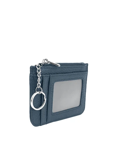 Візитниці шкіряні сині - фото 2 - Miraton