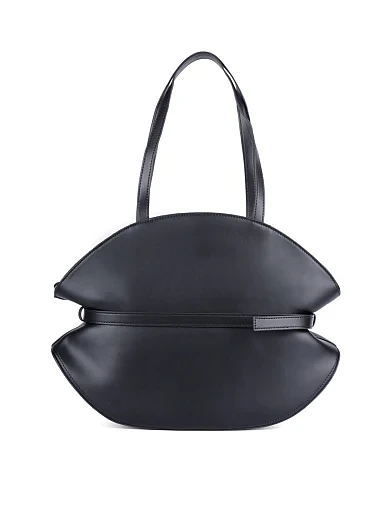 Жіноча сумка через плече MIRATON шкіряна чорна(2501-1) - фото 4 - Miraton