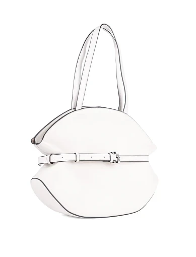 Жіноча сумка через плече MIRATON шкіряна біла - фото 2 - Miraton