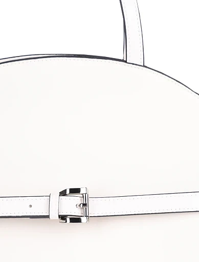 Жіноча сумка через плече MIRATON шкіряна біла - фото 4 - Miraton