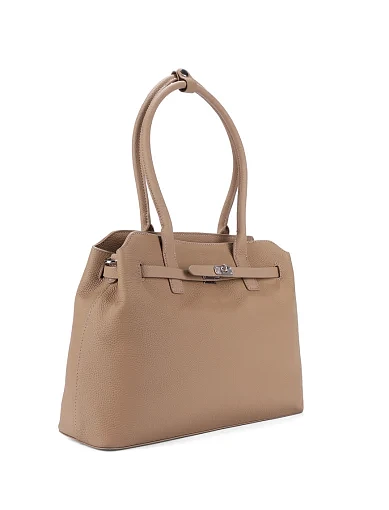 Жіноча сумка шкіряна бежева - фото 2 - Miraton