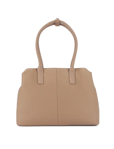 Жіноча сумка шкіряна бежева - фото 3 - Miraton