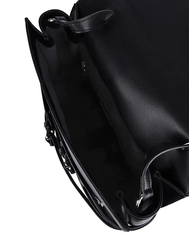 Женская сумка тоут MIRATON кожаная черная - фото 5 - Miraton