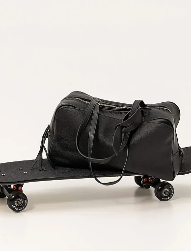 Жіноча сумка через плече MIRATON шкіряна чорна(2373) - фото 7 - Miraton