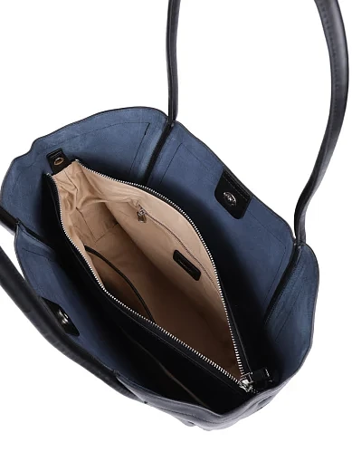 Женская сумка кожаная черная - фото 5 - Miraton