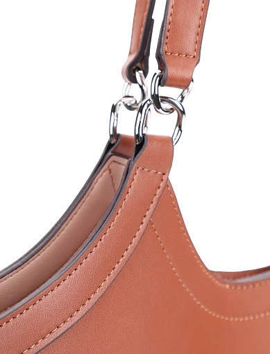 Жіноча сумка шоппер шкіряна кемел(3134S-2) - фото 5 - Miraton