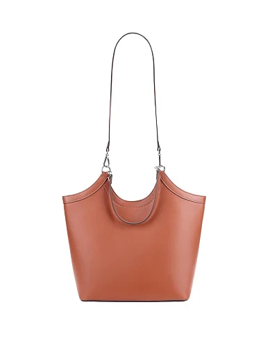 Жіноча сумка шоппер шкіряна кемел(3134S-2) - фото 7 - Miraton