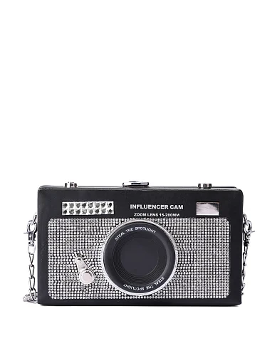 Жіночий клатч мінодьєр з екошкіри чорний - фото 1 - Miraton