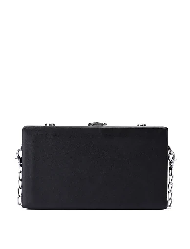 Жіночий клатч мінодьєр з екошкіри чорний - фото 3 - Miraton